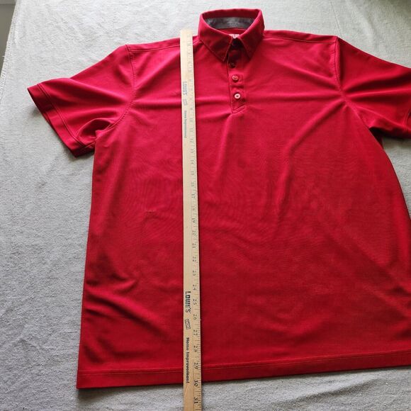 Chick-Fil-A Polo Shirt Mens XL Red Employee Uniform Work Oobe Authentic - Picture 6 of 14